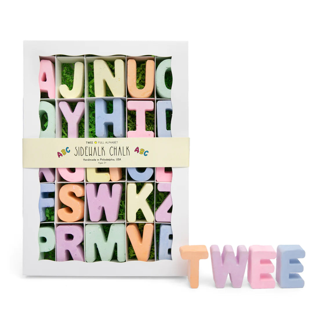 Full Alphabet Sidewalk Chalk